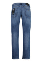 Carica l'immagine nel visualizzatore di Gallery, Jeans slim fit a 5 tasche