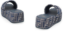 Carica l'immagine nel visualizzatore di Gallery, Slides platform Fendi Sunshine in tessuto