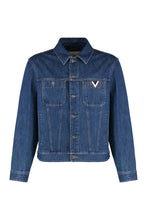 Carica l'immagine nel visualizzatore di Gallery, Giacca Valentino In Denim Con Vgold