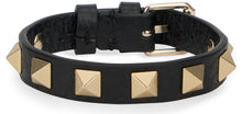 Carica l'immagine nel visualizzatore di Gallery, Bracciale Rockstud in pelle