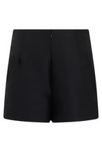 Carica l'immagine nel visualizzatore di Gallery, Gonna pantalone corta in misto lana e seta
