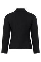 Carica l'immagine nel visualizzatore di Gallery, Giacca nera donna elegante maniche lunghe versatile