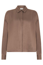 Carica l'immagine nel visualizzatore di Gallery, Camicia in misto cotone ed elastane
