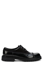 Carica l'immagine nel visualizzatore di Gallery, Scarpe stringate in pelle e tessuto