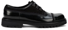 Carica l'immagine nel visualizzatore di Gallery, Scarpe stringate in pelle e tessuto