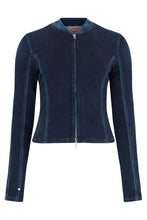 Carica l'immagine nel visualizzatore di Gallery, Giacca in denim con zip
