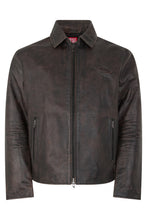 Load image into Gallery viewer, Leather jacket with zipper