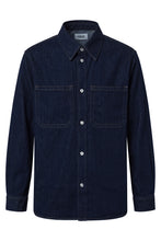 Carica l'immagine nel visualizzatore di Gallery, Camicia in denim di cotone