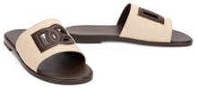 Carica l'immagine nel visualizzatore di Gallery, Slippers in tela con logo
