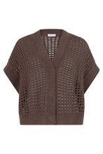 Load image into Gallery viewer, Lace-knit cardigan