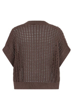 Load image into Gallery viewer, Lace-knit cardigan