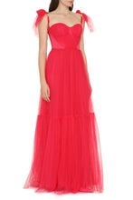 Load image into Gallery viewer, Red Carpet pleated tulle dress