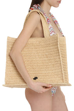 Carica l'immagine nel visualizzatore di Gallery, Tote bag JP in rafia