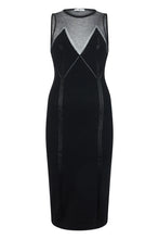Load image into Gallery viewer, Knitted dress with transparencies