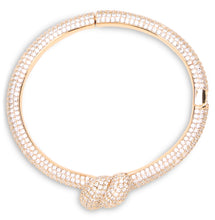 Carica l'immagine nel visualizzatore di Gallery, Bracciale con nodo e cristalli decorativi
