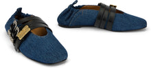 Carica l'immagine nel visualizzatore di Gallery, Sue Triple Ballerina in Denim blu