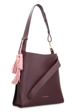 Load image into Gallery viewer, Medium Belted Hobo bag in leather