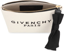 Load image into Gallery viewer, Givenchy small pouch in fabric with bow