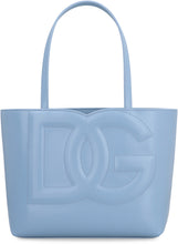 Carica l'immagine nel visualizzatore di Gallery, Shopping bag DG Logo piccola in pelle