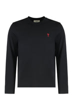 Carica l'immagine nel visualizzatore di Gallery, T-shirt a maniche lunghe in cotone