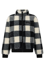Load image into Gallery viewer, Plaid jacket with fur