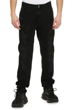 Carica l'immagine nel visualizzatore di Gallery, Jeans slim fit effetto destroyed