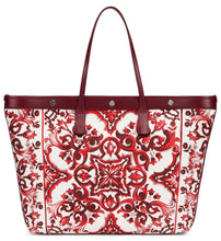Carica l'immagine nel visualizzatore di Gallery, Tote bag con stampa maiolica