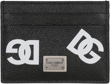 Load image into Gallery viewer, Printed leather card holder