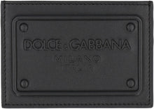 Carica l'immagine nel visualizzatore di Gallery, Portacarte in pelle con logo