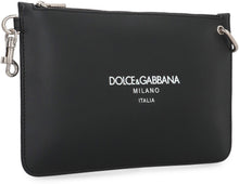 Carica l'immagine nel visualizzatore di Gallery, Busta piatta Necessaire in pelle