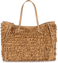 Load image into Gallery viewer, Marcella raffia tote bag