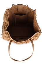 Load image into Gallery viewer, Marcella raffia tote bag
