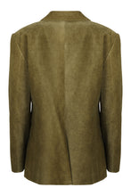 Carica l'immagine nel visualizzatore di Gallery, Blazer oversize doppiopetto in velluto