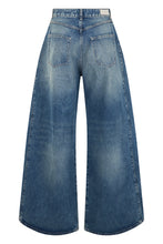 Carica l'immagine nel visualizzatore di Gallery, Jeans a gamba larga in denim di cotone