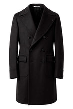 Load image into Gallery viewer, Wool double-breasted coat