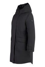 Carica l'immagine nel visualizzatore di Gallery, Parka Military in tessuto tecnico con piumino interno removibile