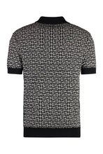 Carica l'immagine nel visualizzatore di Gallery, Polo in maglia con motivo jacquard