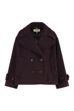Carica l'immagine nel visualizzatore di Gallery, Cappotto corto oversize in lana