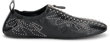 Load image into Gallery viewer, Black fitted sneakers, lightweight and versatile