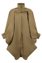 Carica l'immagine nel visualizzatore di Gallery, Cappotto oversize in popeline