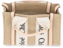 Carica l'immagine nel visualizzatore di Gallery, Borsa tote Woody in lino