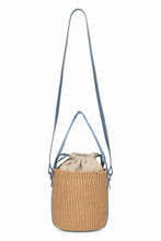 Carica l'immagine nel visualizzatore di Gallery, Borsa a secchiello in rafia Woody