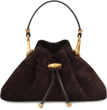 Carica l'immagine nel visualizzatore di Gallery, Borsa Cinch Mini in pelle scamosciata