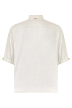 Carica l'immagine nel visualizzatore di Gallery, Camicia a maniche corte in misto lino