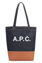 Load image into Gallery viewer, Axel small denim tote bag