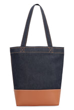 Load image into Gallery viewer, Axel small denim tote bag