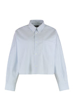 Load image into Gallery viewer, Boyfriend shirt in cotton stripes