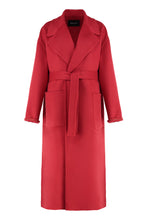 Carica l'immagine nel visualizzatore di Gallery, Cappotto in double di lana e cashmere