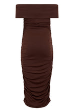 Load image into Gallery viewer, Off shoulder ruffled dress
