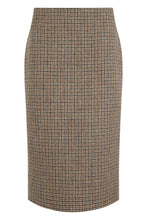 Load image into Gallery viewer, Knee-length fitted dress in wool